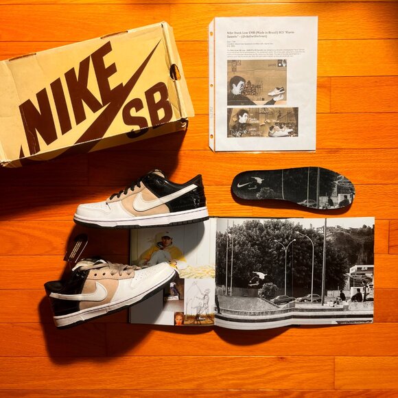1/400 MADE! NEW Nike SB Dunk Flavio Samelo EMB BCS - Picture 9 of 9